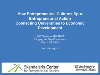 Entrepreneurial Cultures and Economic Development Through University Connections