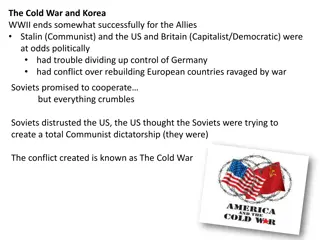 The Cold War and Its Impact: Truman Doctrine, Marshall Plan, and Iron Curtain