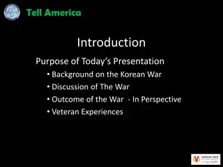 Overview of the Korean War: Background, Discussion, and Outcome