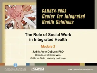 The Evolving Role of Social Work in Healthcare: Past, Present, and Future