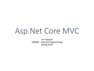 Asp.Net Core MVC - Building Web Applications with Model-View-Controller Pattern