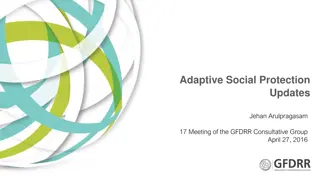 Adaptive Social Protection: Enhancing Resilience to Shocks