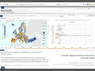 Visualization of Crude Birth Rates in European Regions