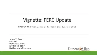 FERC Update and Key Developments in Energy Regulation