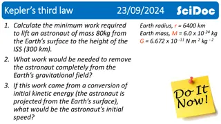 Kepler's Third Law and Gravitational Work