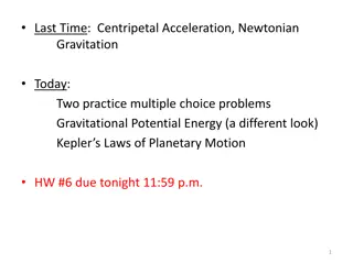 Gravitational Potential Energy and Negative Potential Energy