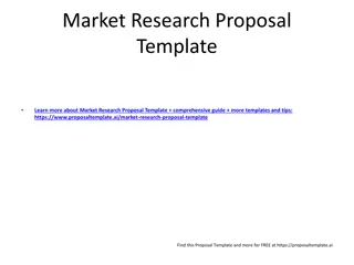 Comprehensive Market Research Proposal Guide