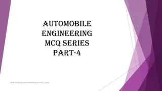 Comprehensive Automobile Engineering MCQ Series at Grow-up Diploma and Engineering Institute, Jalna