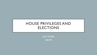 House Privileges and Elections Meeting Agenda for July 20, 2020 - Property Tax Exemption Proposal for Disabled Veterans