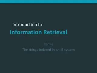 Information Retrieval Techniques