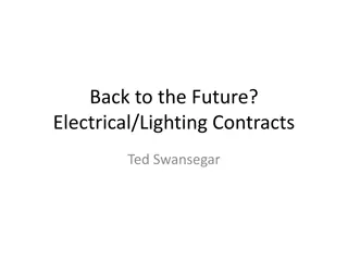 Analysis of Electrical/Lighting Contracts and Survey Results