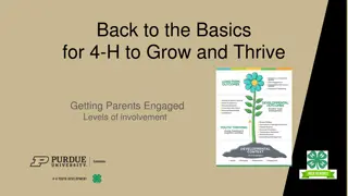 Back to the Basics: Engaging Parents and Kids in 4-H for Growth and Success