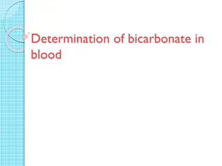 Determination of Bicarbonate in Blood Using Back Titration