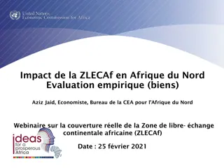 Impact of ZLECAf in North Africa: Empirical Evaluation