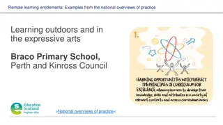 Remote Learning Entitlements: Examples from Braco Primary School