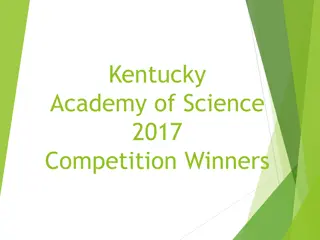 Results of Kentucky Academy of Science 2017 Competition Winners