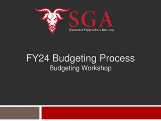 - Student Budgeting Guidelines for FY24 By SGA at Worcester Polytechnic Institute