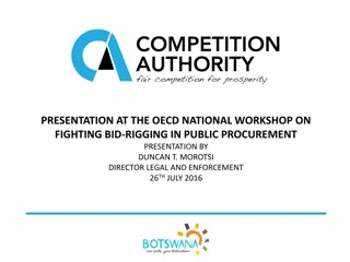 Combatting Bid-Rigging in Public Procurement: Insights from Botswana's Competition Policy