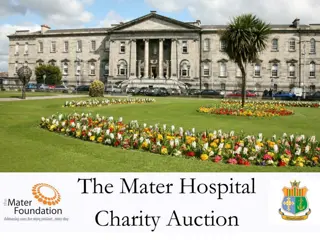 Mater Foundation Fundraising Lots - Bid for Exclusive Experiences!