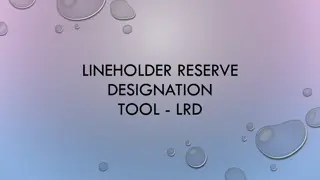 Essential Guide to Lineholder Reserve Designation Tool (LRD)