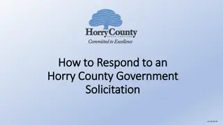 Horry County Government Solicitations