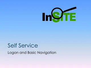 Guide to Self-Service Logon and Basic Navigation in InSITE