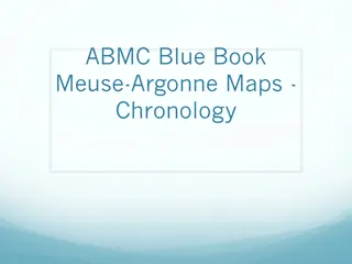 ABMC Blue Book Meuse-Argonne Maps Chronology