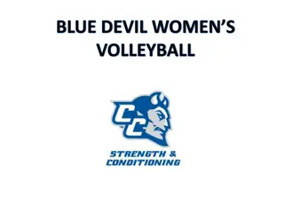 Winter Lifting Program for Blue Devil Women's Volleyball Team