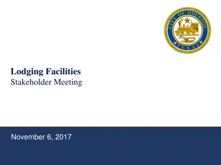 Lodging Facilities Stakeholder Meeting Information