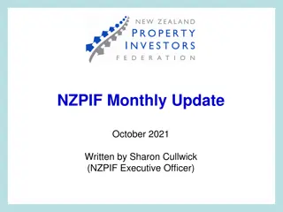 Napier NZPIF Monthly Update - October 2021 Summary