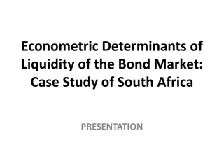 Determinants of Liquidity in the South African Bond Market