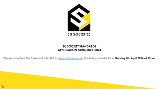 SU Society Standards Application Form 2023-2024