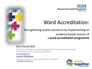 Strengthening Quality Assurance Through Evidence-Based Ward Accreditation