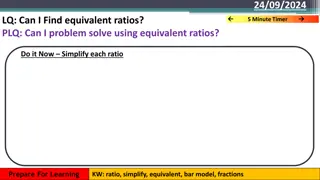 Ratios and Equivalent Ratios Through Problem Solving