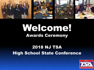 NJ TSA High School State Conference - Awards Ceremony Highlights 2018