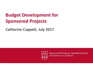 Comprehensive Guide to Budget Development for Sponsored Projects