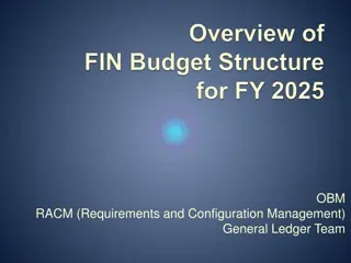 Financial Transactions and Budgetary Control Overview