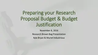 Effective Budget Planning for Research Proposals