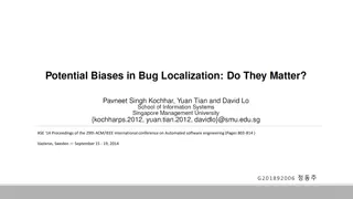 Investigating Biases in Bug Localization Studies: A Critical Analysis