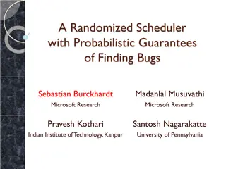 Probabilistic Concurrency Testing for Bug Detection