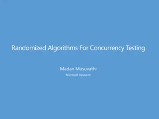 Challenges and Solutions in Concurrency Testing with Randomized Algorithms