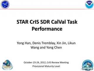 Performance Review of STAR's CrIS SDR Calibration and Validation Task