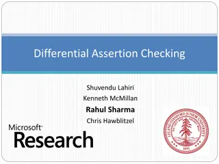 Differential Assertion Checking and Relative Correctness in Software Verification