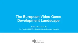 European Video Game Development Landscape Statistics 2018-2019