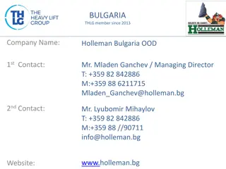 Holleman Bulgaria - International Transport and Logistics Solutions Provider