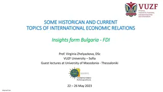 Insights into Bulgaria's Foreign Direct Investment Trends and Economic Policies