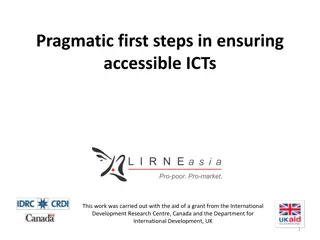 Enhancing Accessibility in ICTs with International Support