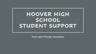 Hoover High School Student Support Information