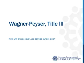 Wagner-Peyser Title III Overview