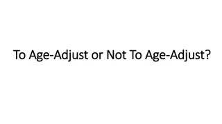 Age Adjustment in Disability Statistics